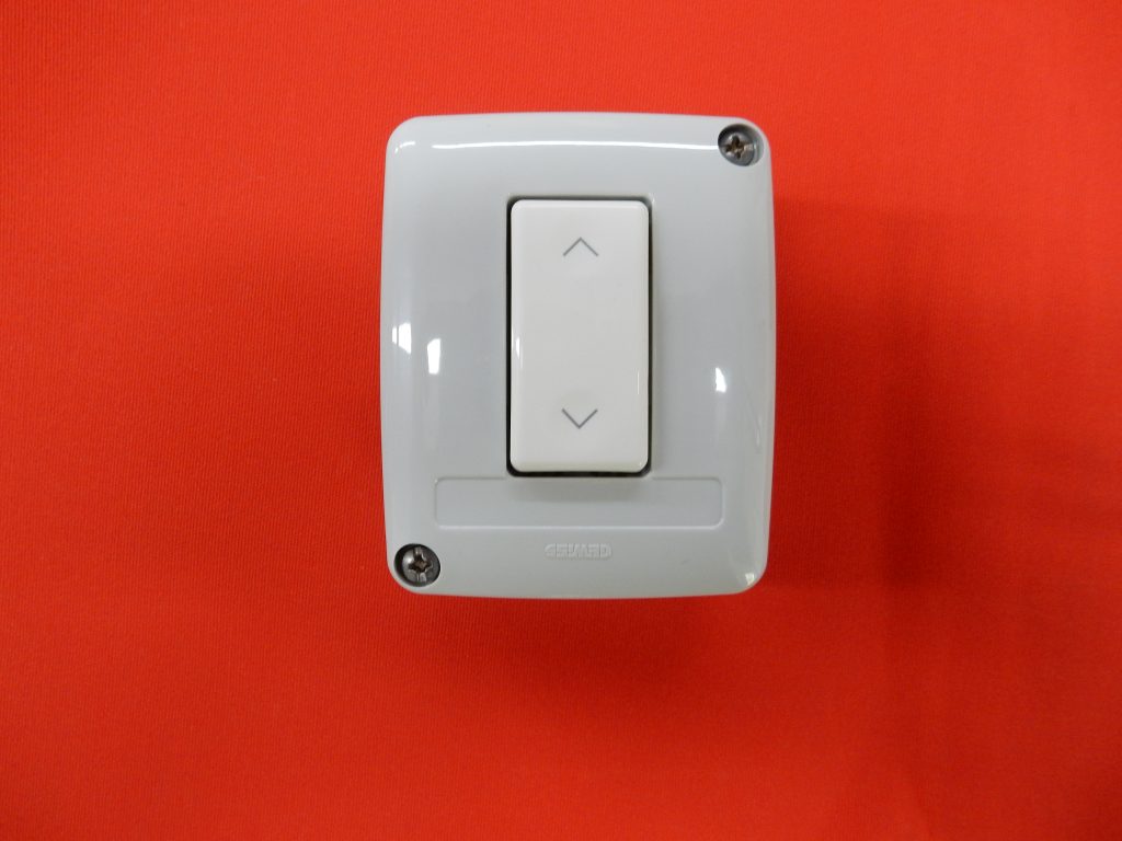 RD1RS Roller garage door wall mounted Rocker Switch Hardwired unit.